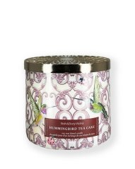 3-knotová vonná svíčka HUMMINGBIRD TEA CAKE 411 g