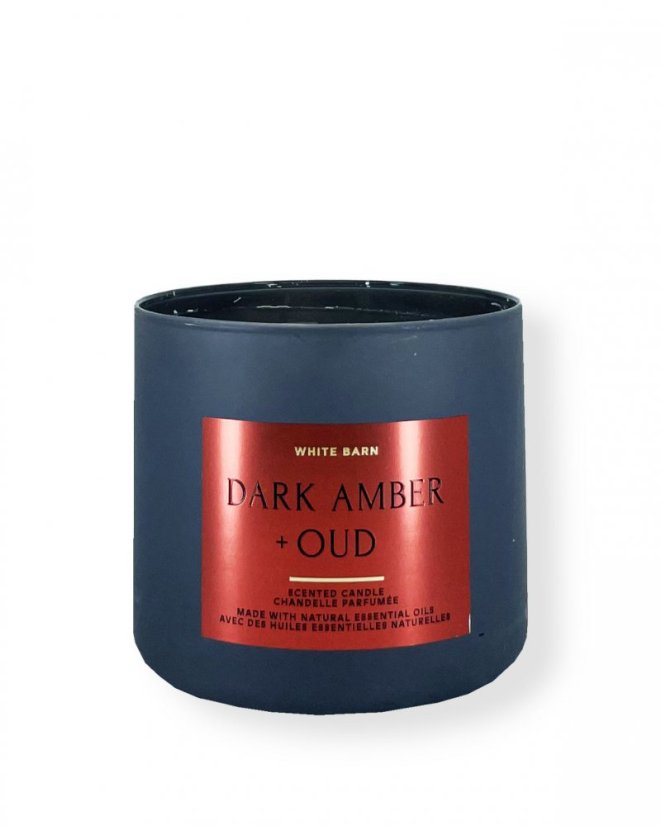 3-Docht Duftkerze DARK AMBER & OUD 411 g