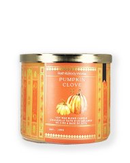 3-knotová vonná svíčka PUMPKIN CLOVE 411 g