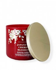 3-knotová vonná svíčka JAPANESE CHERRY BLOSSOM 411 g