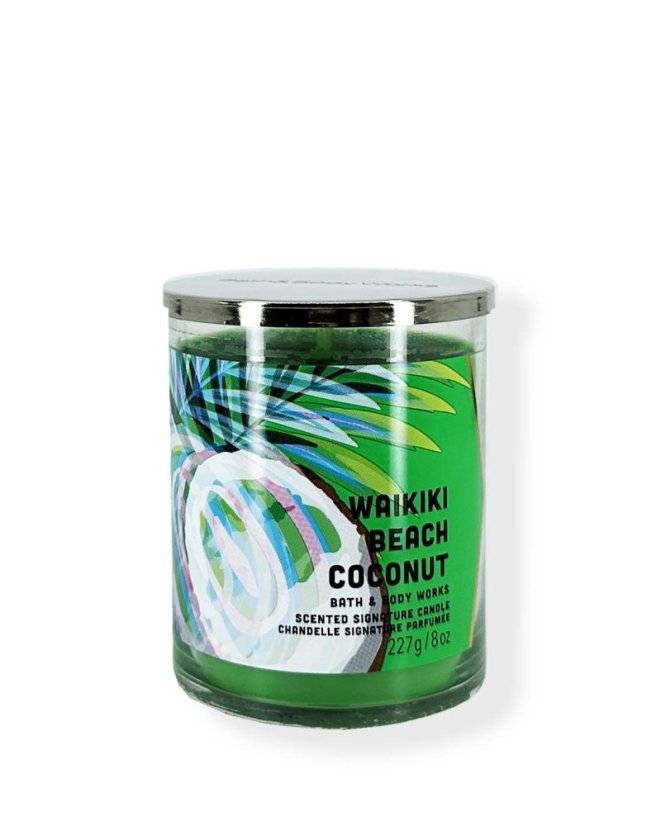 Single Wick Candle WAIKIKI BEACH COCONUT 227 g