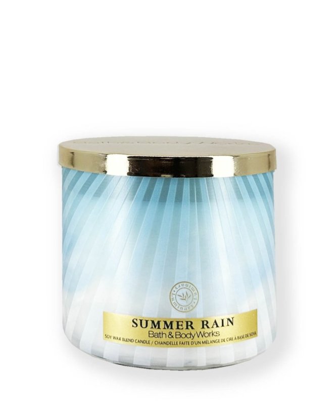 3-Docht Duftkerze SUMMER RAIN 411 g