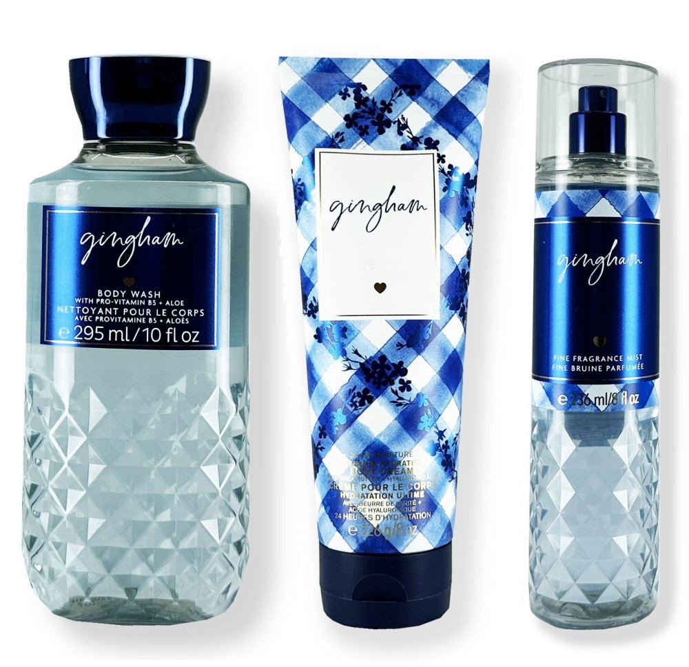 Blue Gingham Bath And Body Works Gingham Fragrance Mist Review
