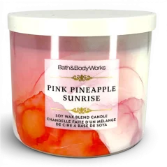 3-knotová vonná svíčka PINK PINEAPPLE SUNRISE 411 g