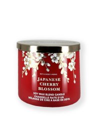 3-knotová vonná svíčka JAPANESE CHERRY BLOSSOM 411 g