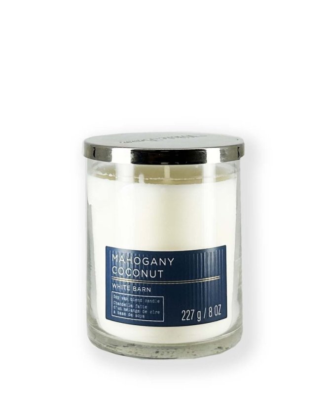 1-knotová vonná svíčka MAHOGANY COCONUT 227 g