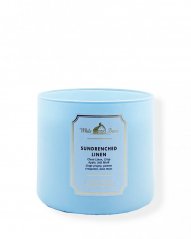 3-wick Candle SUN-DRENCHED LINEN 411 g
