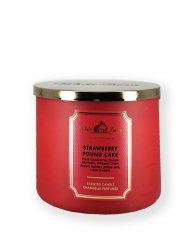 3-wick Candle STRAWBERRY POUND CAKE 411 g