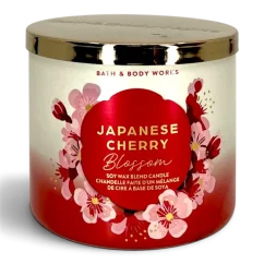3-knotová vonná svíčka JAPANESE CHERRY BLOSSOM 411 g