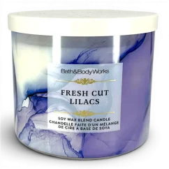 3-knotová vonná svíčka FRESH CUT LILACS 411 g
