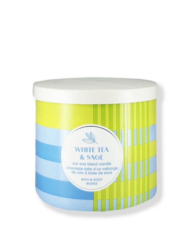 3-wick Candle WHITE TEA & SAGE 411 g