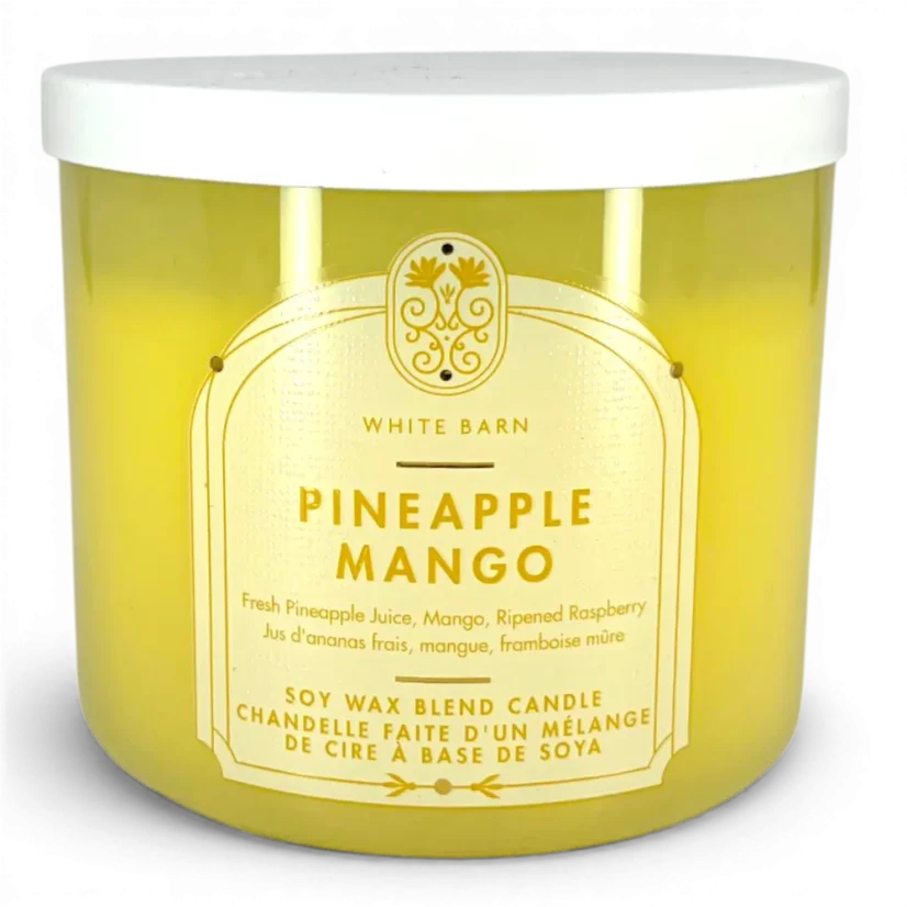 3-knotová vonná svíčka PINEAPPLE MANGO 411 g 3-knotová vonná svíčka PINEAPPLE MANGO 411 g