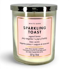 Świeca zapachowa 1-knotowa premium SPARKLING TOAST 227 g