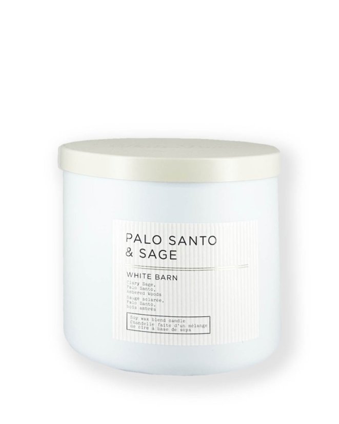 3-knôtová vonná sviečka PALO SANTO & SAGE 411 g