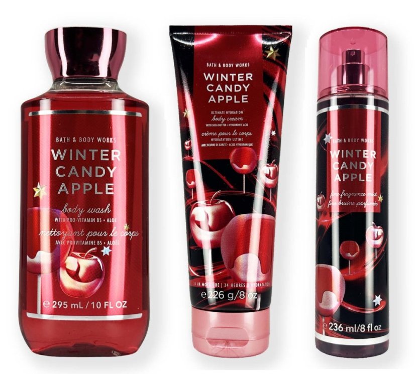 Set of WINTER CANDY APPLE 3 pcs