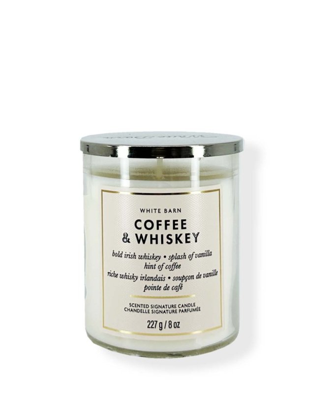 1-knotová vonná svíčka COFFEE & WHISKEY 227 g