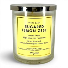Świeca zapachowa 1-knotowa premium SUGARED LEMON ZEST 227 g