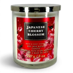 Świeca zapachowa 1-knotowa premium JAPANESE CHERRY BLOSSOM 227 g
