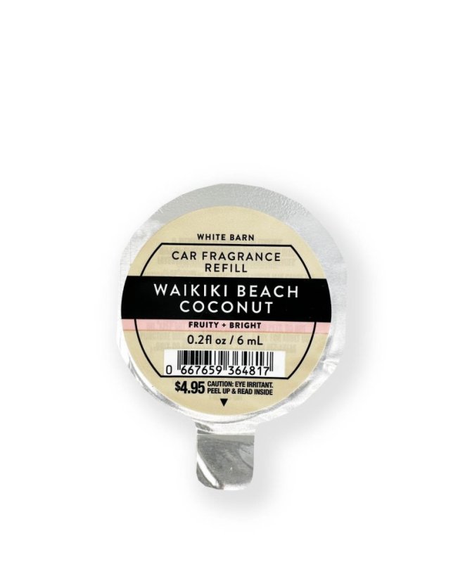 Car Fragrance - Refill WAIKIKI BEACH COCONUT 6 ml