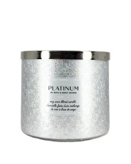 3-wick Candle PLATINUM 411 g