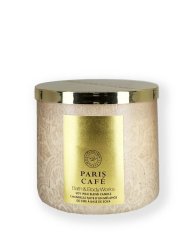 3-knôtová vonná sviečka PARIS CAFÉ 411 g