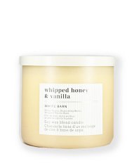 3-knotová vonná svíčka WHIPPED HONEY & VANILLA 411 g