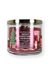 3-knôtová vonná sviečka BRIGHT CHRISTMAS MORNING 411 g