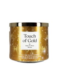 Świeca zapachowa 3-knotowa TOUCH OF GOLD 411 g
