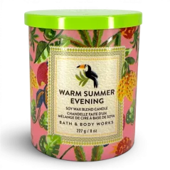 Świeca zapachowa 1-knotowa premium WARM SUMMER EVENING 227 g