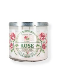 3-wick Candle ROSE 411 g