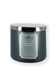 3-wick Candle MAHOGANY TEAKWOOD 411 g