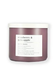 3-knotová vonná svíčka CRANBERRY & GALA APPLE 411 g
