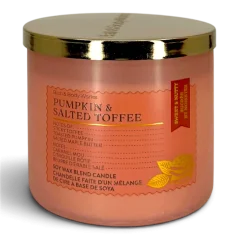 3-wick Candle PUMPKIN & SALTED TOFFEE 411 g