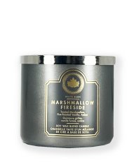3-knotová vonná svíčka MARSHMALLOW FIRESIDE 411 g