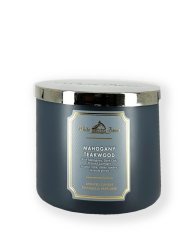 3-knotová vonná svíčka MAHOGANY TEAKWOOD 411 g