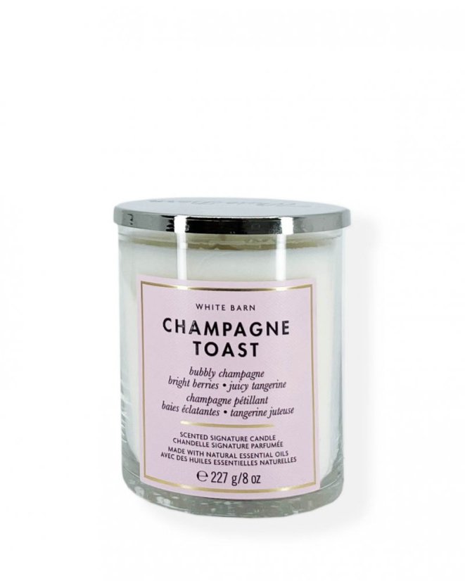 Single Wick Candle CHAMPAGNE TOAST 227 g