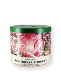 3-knotová vonná svíčka PINK PINEAPPLE SUNRISE 411 g