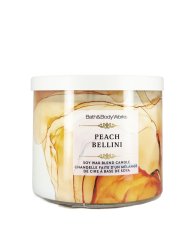 3-kanócos gyertya PEACH BELLINI 411 g