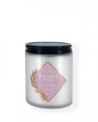 Single Wick Candle PINK APPLE PUNCH 198 g