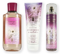 STRAWBERRY SNOWFLAKES  szett – 3  db