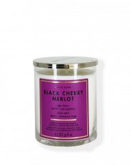 1-knotová vonná svíčka BLACK CHERRY MERLOT 227 g