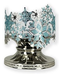 Držiak na 3-knôtovú sviečku SNEHOVÁ VLOČKA