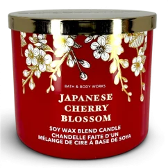 3-knotová vonná svíčka JAPANESE CHERRY BLOSSOM 411 g