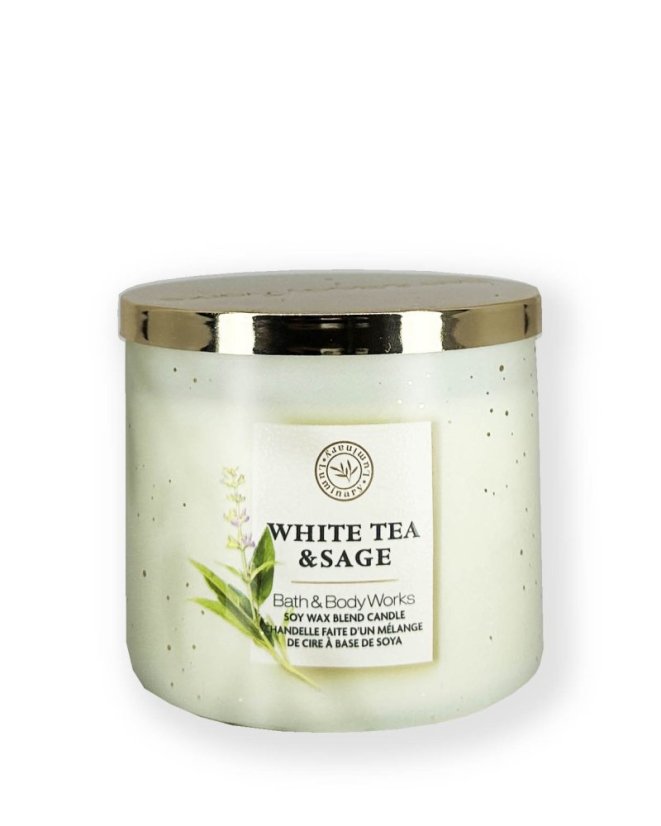3-wick Candle WHITE TEA & SAGE 411 g