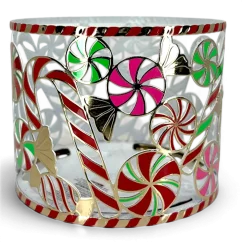 Halter für 3-Docht Kerze WEIHNACHTEN