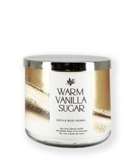 3-knotová vonná svíčka WARM VANILLA SUGAR 411 g