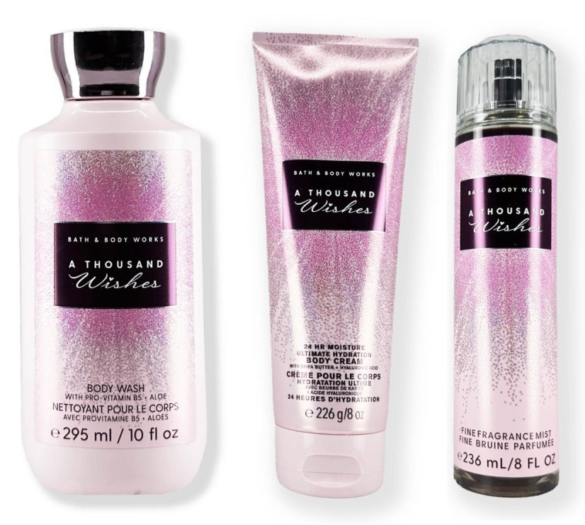 【A Thousand Wishes】Bath&bodyworks 3本セット Zestaw A THOUSAND WISHES 3 szt