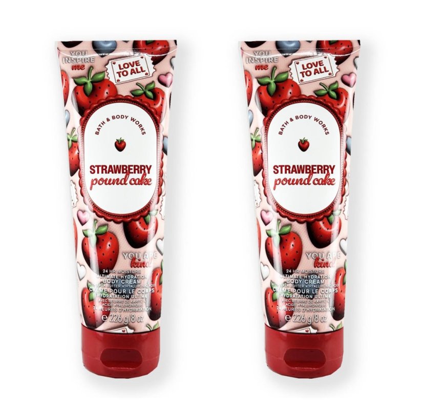 Súprava Telový krém STRAWBERRY POUND CAKE 226 g - 2 ks