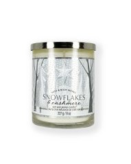 Single Wick Candle SNOWFLAKES & CASHMERE 227 g