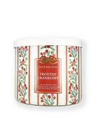 3-Docht Duftkerze FROSTED CRANBERRY 411 g